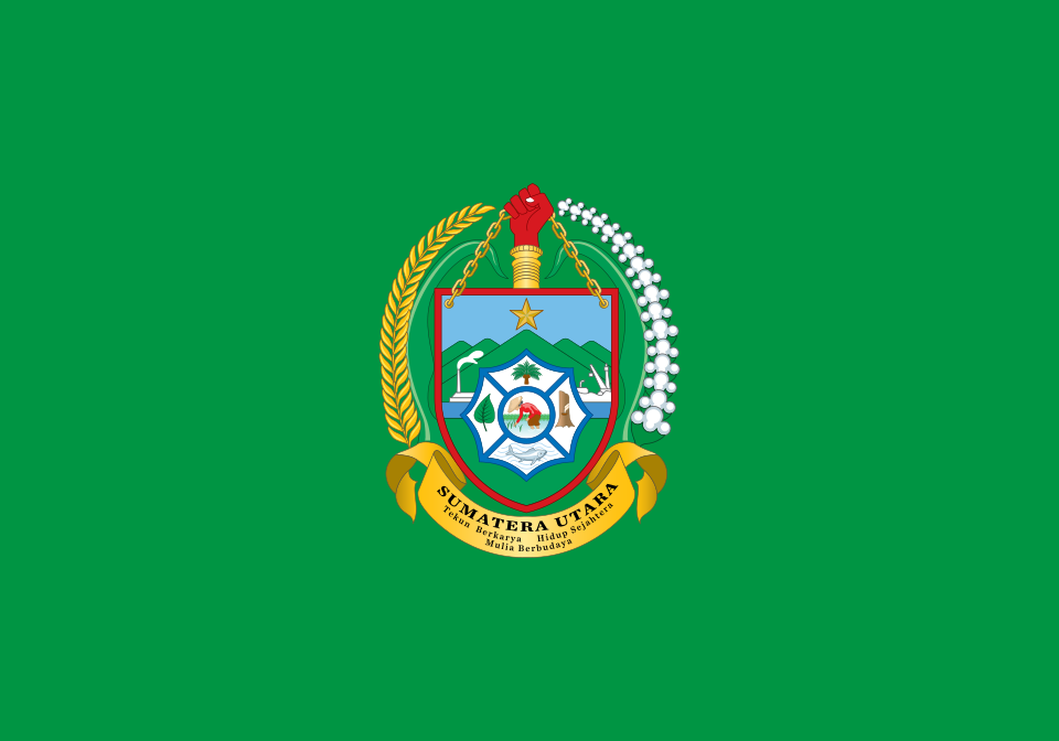 Flag of North Sumatra