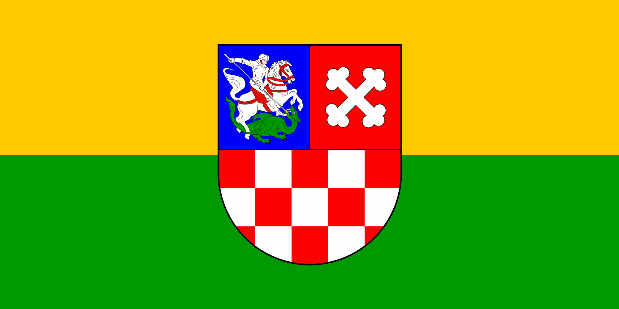 Flag of Bjelovar-Bilogora